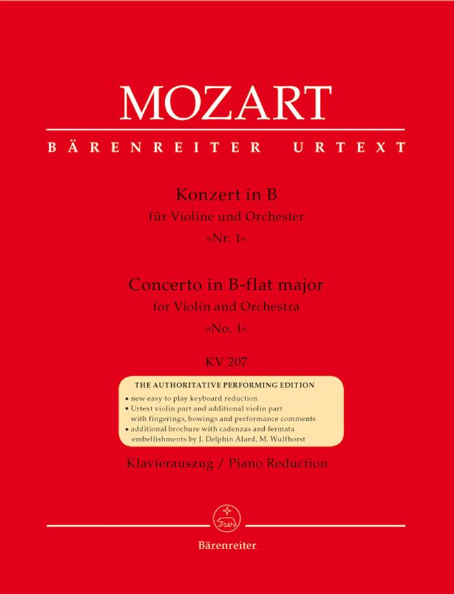 Violin Concerto No.1 in B-flat major K.207 - pro housle