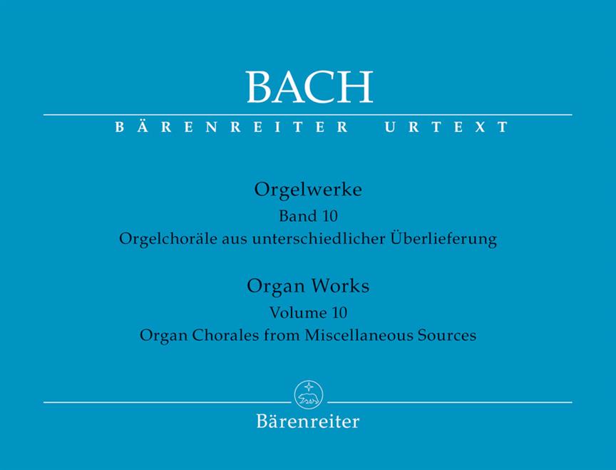 Organ Works - Volume 10 - Organ Chorales from Miscellaneous Sources - noty na varhany