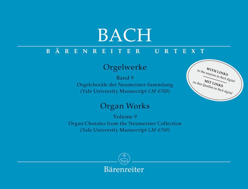 Organ Works Volume 9 - Organ Chorales from the Neumeister Collection - noty na varhany