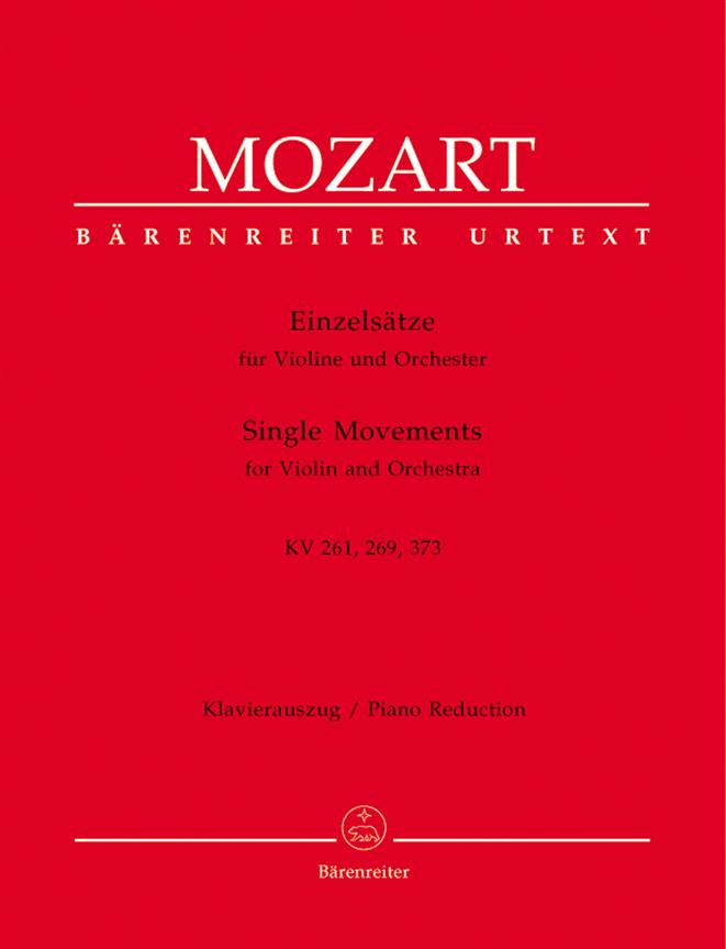 Single Movements for Violin and Orchestra - housle a klavír