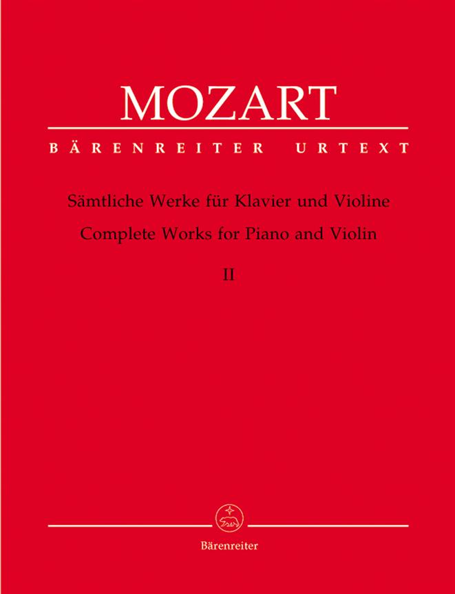Complete Works For Violin And Piano - Volume 2 - Viennese Sonatas 1781-1788 with fragments and variations noty pro housle a klavír