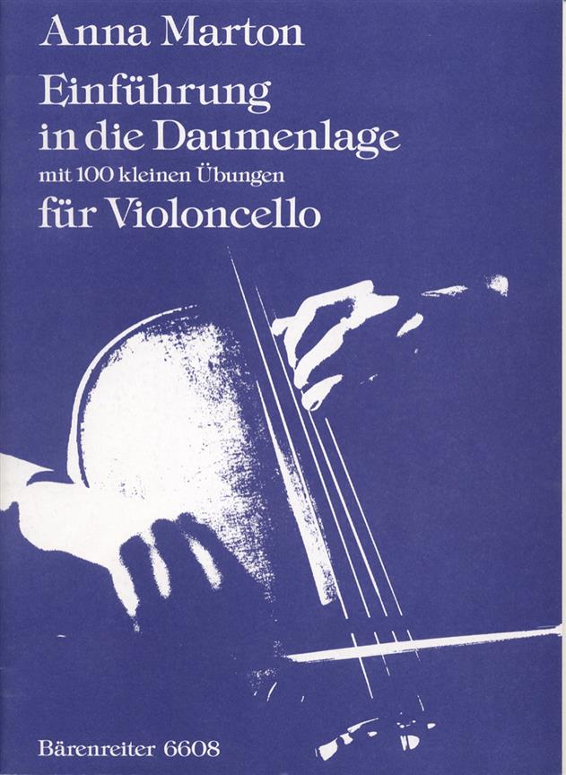 Einfuhrung in die Daumenlage - 100 kleine Übungen für Violoncello - noty na violoncello