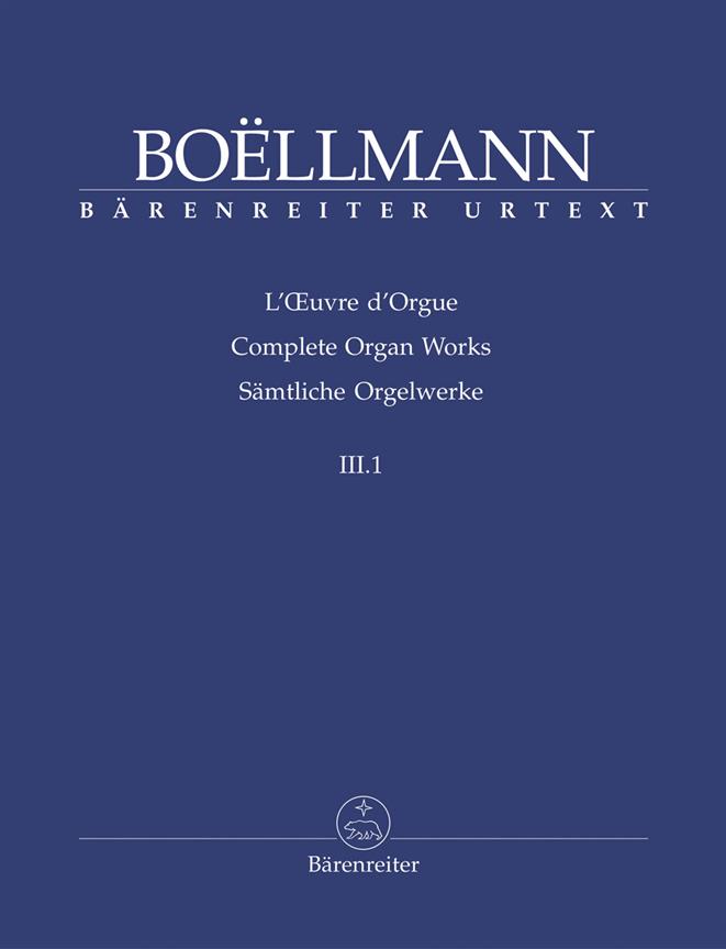 Samtliche Orgelwerke Iii/1 - skladby pro varhany