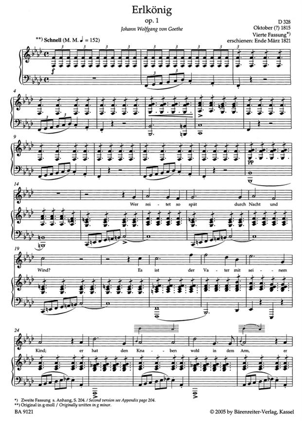 Lieder Volume 1 Medium Voice & Piano - Mittlere Stimme / Medium Voice - zpěv a klavír