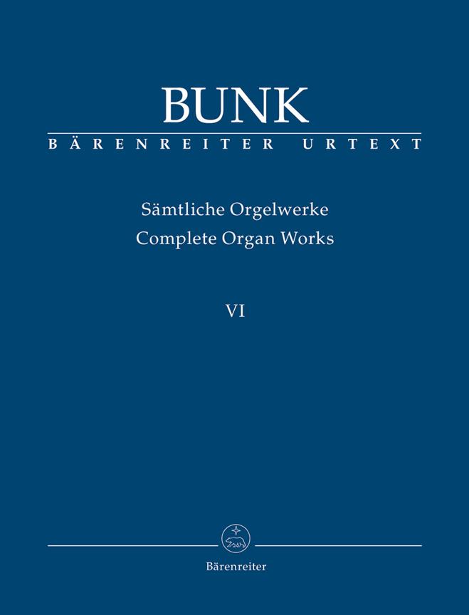 Complete Organ Works, Volume VI - noty na varhany