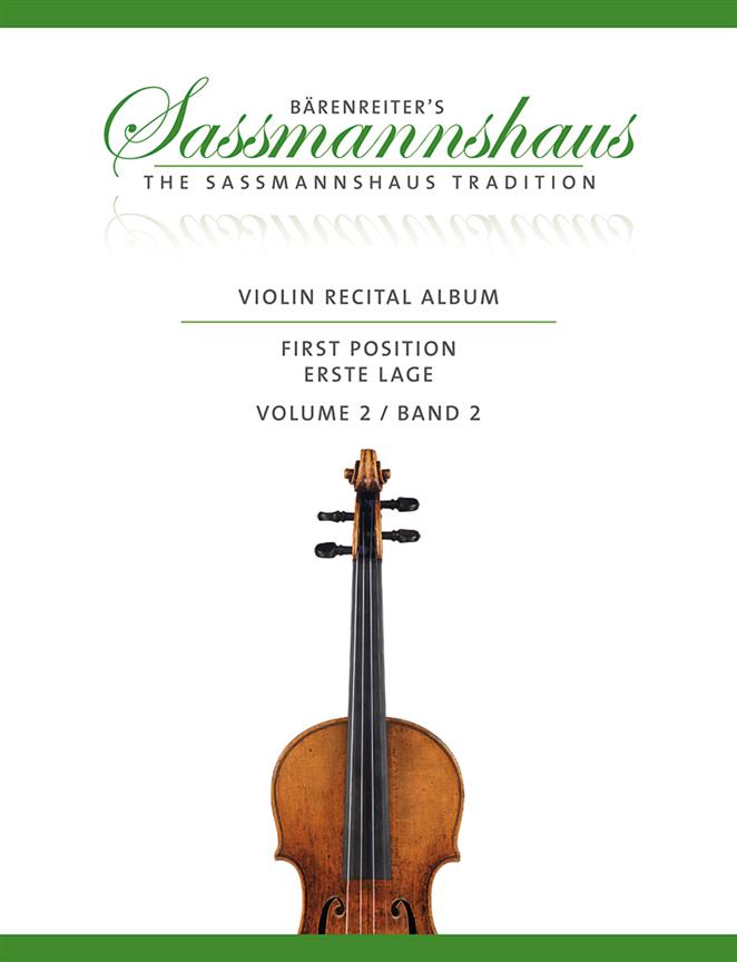 Violin Recital Album, Volume 2 - 13 Recital Pieces in First Position for Violin and Piano or Two Violins noty pro housle a klavír