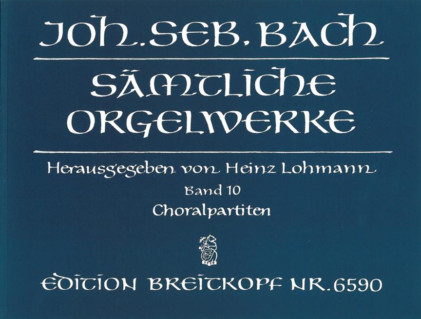 Sämtliche Orgelwerke 10 / Complete Organ Works - Choralpartiten (Lohmann Edition) - noty na varhany