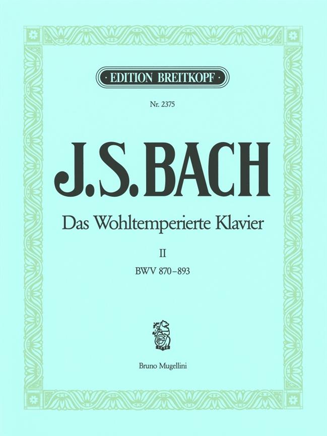 Das Wohltemperierte Klavier Volume 2 - pro klavír