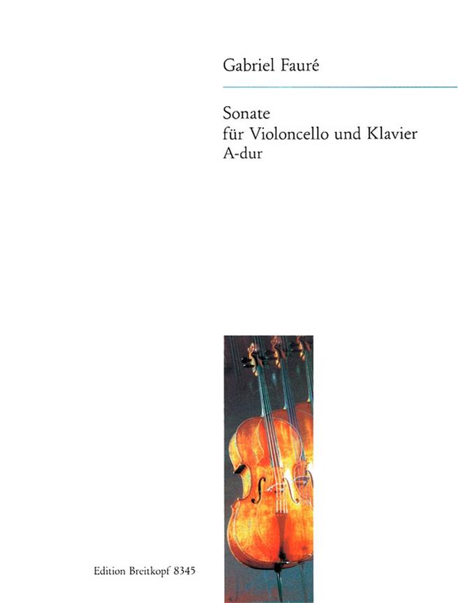 Sonate A-dur op.13 Ausgabe f. Violoncello u. Klav. - housle a klavír