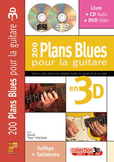 200 Plans Blues pour la Guitare en 3D