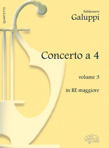 Concerto a 4 - Volume 3, in Re Maggiore - pro klavír