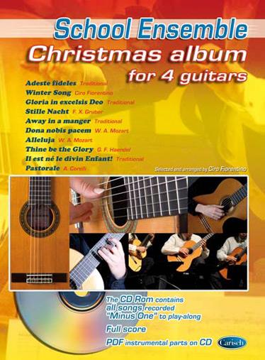 Christmas Album for 4 Guitars - vánoční melodie pro 4 kytary
