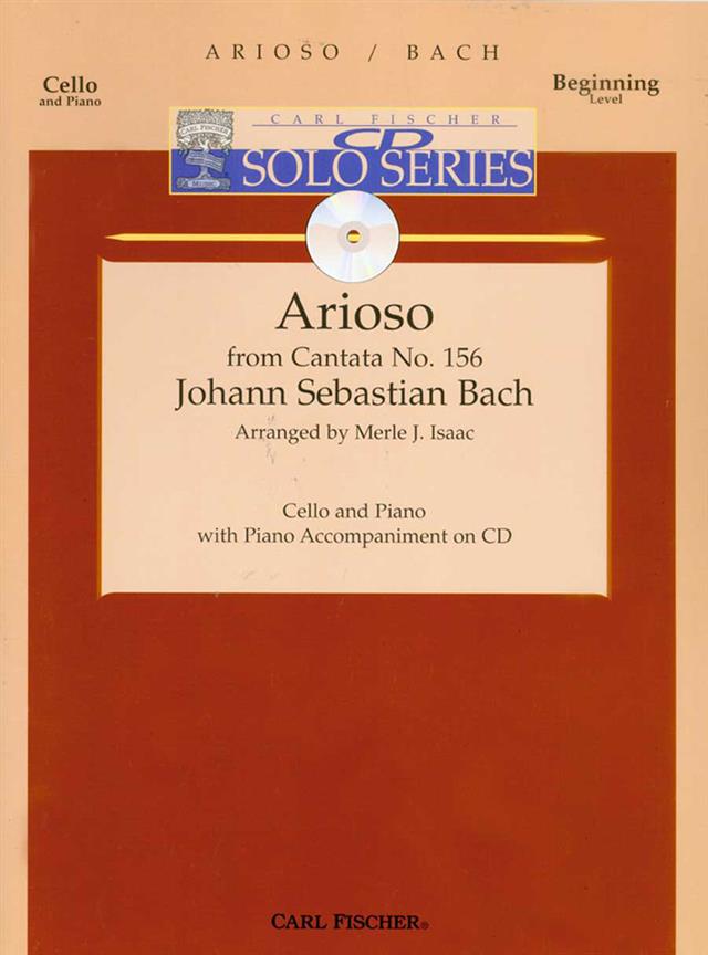 Arioso From Cantata No. 156 - violoncello a klavír