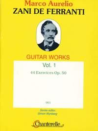 Guitar Works 01 44 Etudes Op. 50 - pro kytaru