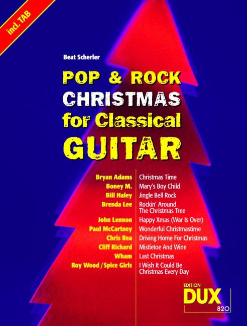 Pop & Rock Christmas for Classical Guitar