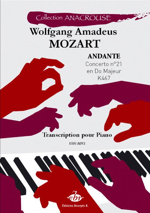 Andante Concerto N°21 K467 - Collection Anacrouse - Mozart pro klavír