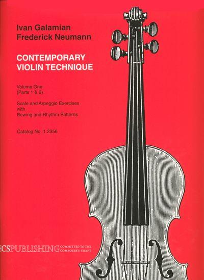 The Galamian Contemporary Violin Technique, Vol. 1 - pro housle