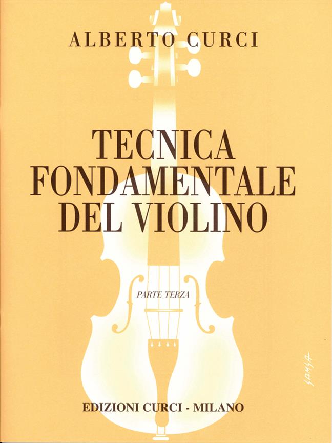 Tecnica Fondamentale Del Violino Parte Terza - pro housle