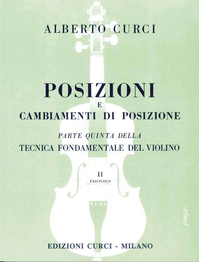 Tecnica Fondamentale Del Violino - Parte Quinta Ii Fascicolo - pro housle