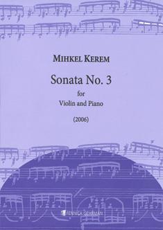 Sonata No. 3 - For Violin And Piano - housle a klavír