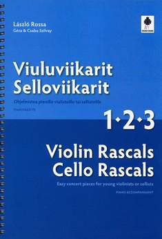 Violin Rascals, Cello Rascals Vol. 1-3 - klavírní doprovody k sešitům 1-3