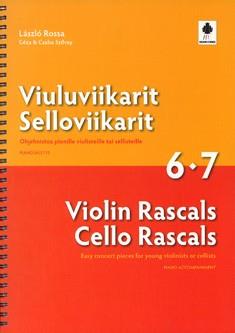 Violin Rascals, Cello Rascals Vol 6-7 - klavírní doprovody k sešitům 6-7