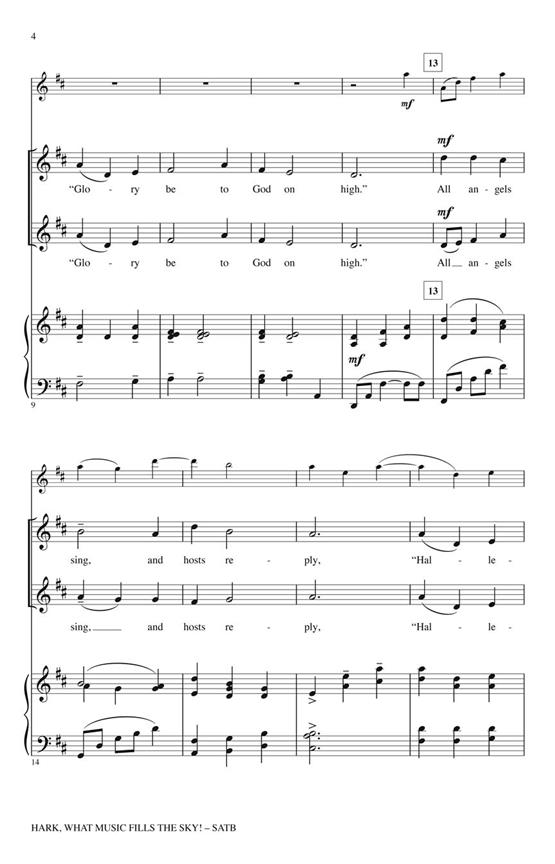 Hark, What Music Fills the Sky! - pro sbor SATB