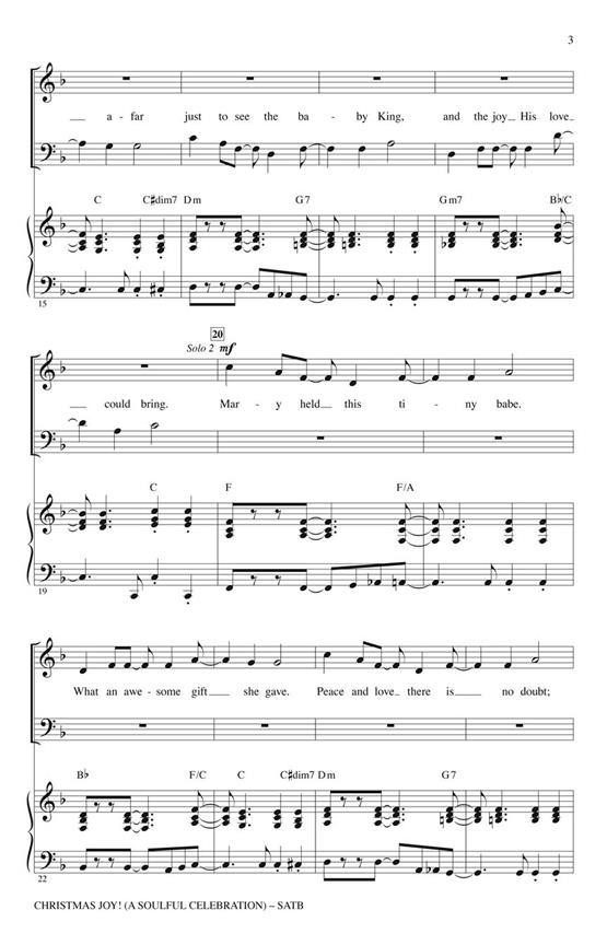 Christmas Joy! - A Soulful Celebration - pro sbor SATB