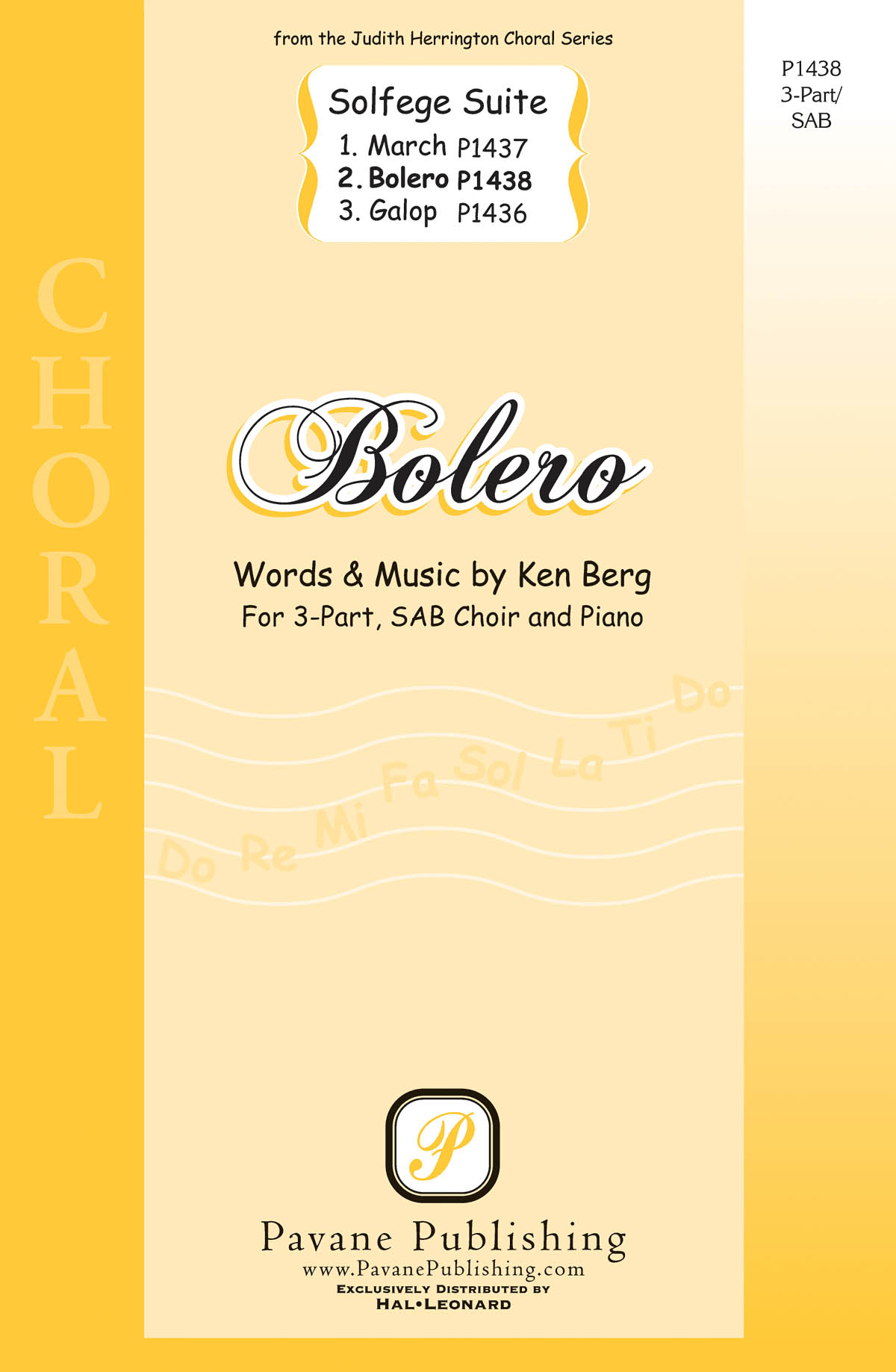 Boléro - from Solfege Suite - pro sbor SAB