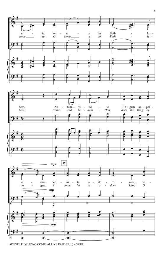 Adeste Fideles - pro sbor SATB