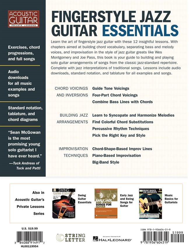 Fingerstyle Jazz Guitar Essentials - Acoustic Guitar Private Lessons - pro kytaru