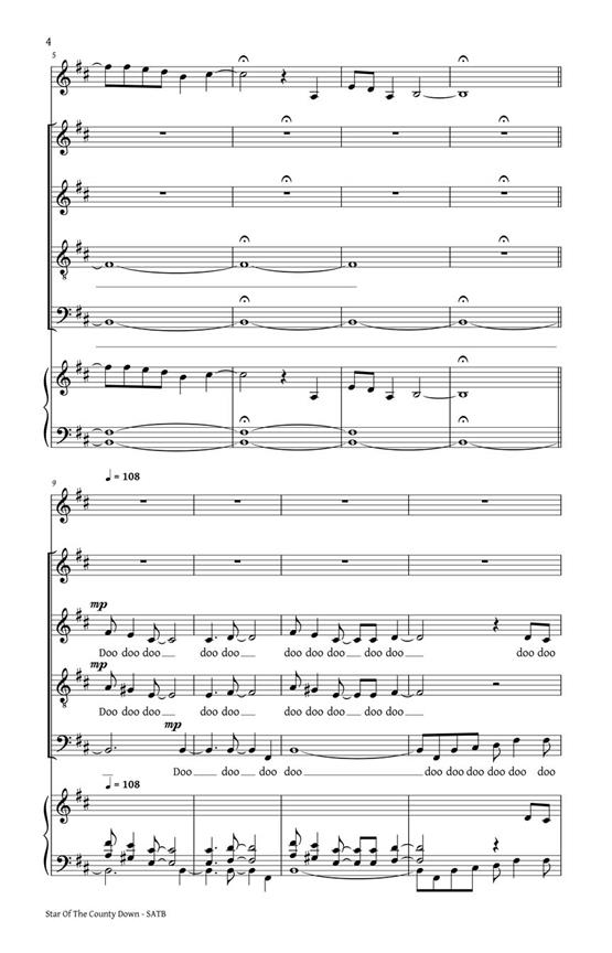 Star of the County Down - pro sbor SATB