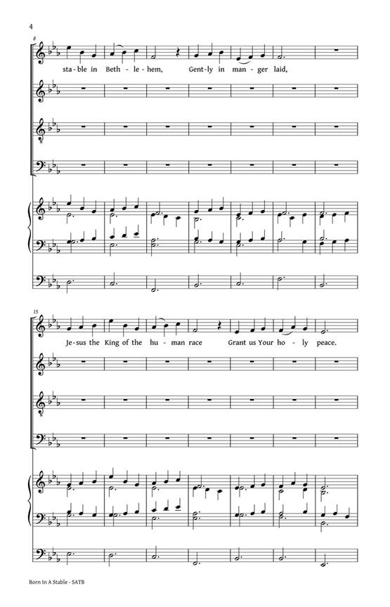 Born In a Stable - pro sbor SATB