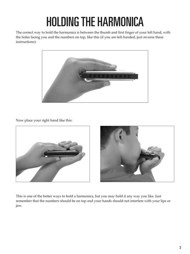 Harmonica for Kids - A Beginner's Guide with Step-by-Step Instruction for Diatonic Harmonica - noty na foukací harmoniku