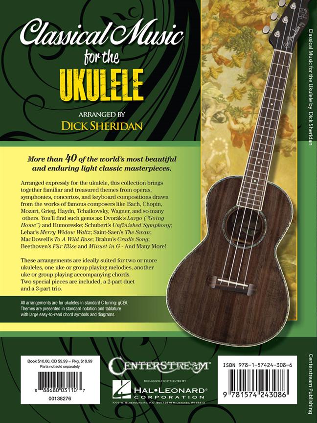 Classical Music for the Ukulele - noty pro ukulele