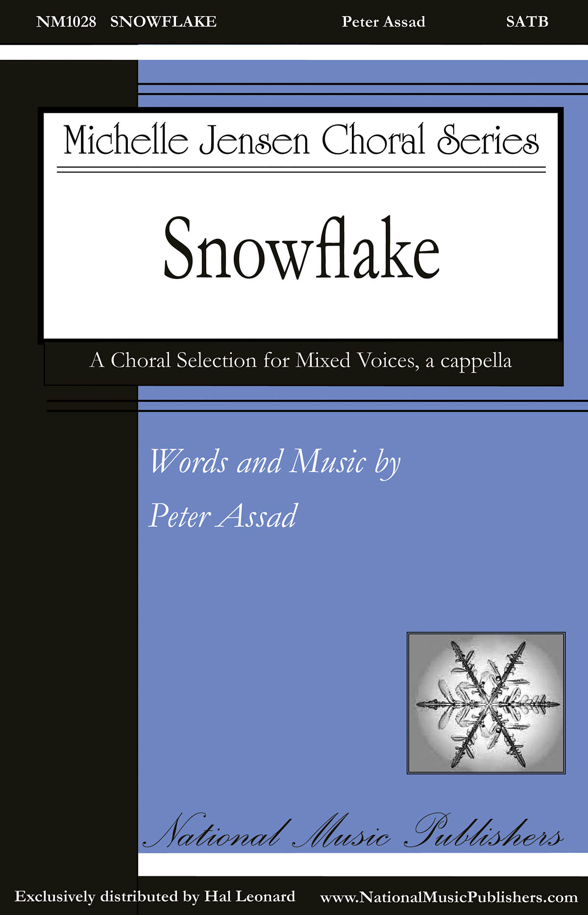 Snowflake - pro sbor SATB a Cappella