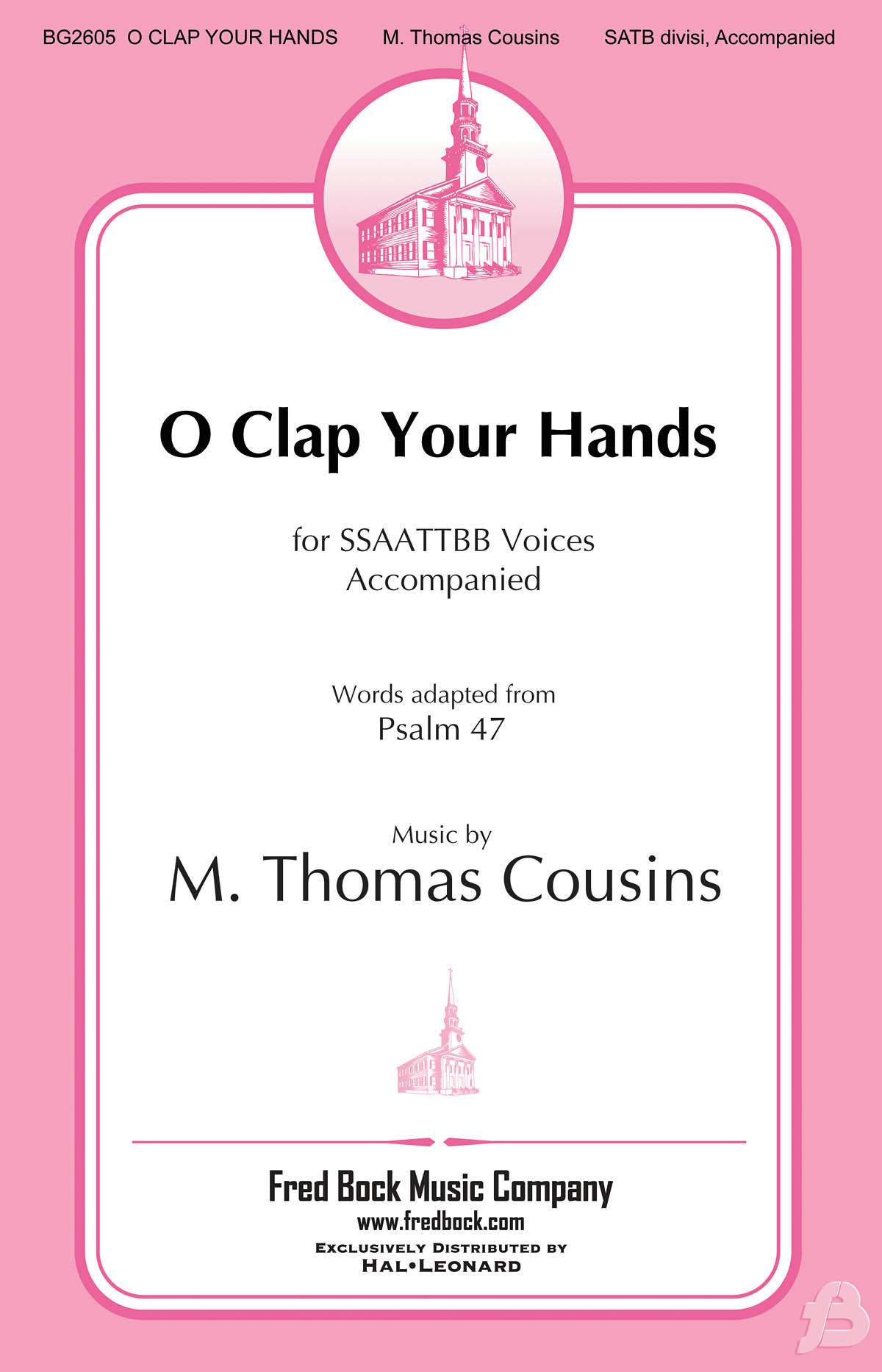 O Clap Your Hands - pro sbor SATB