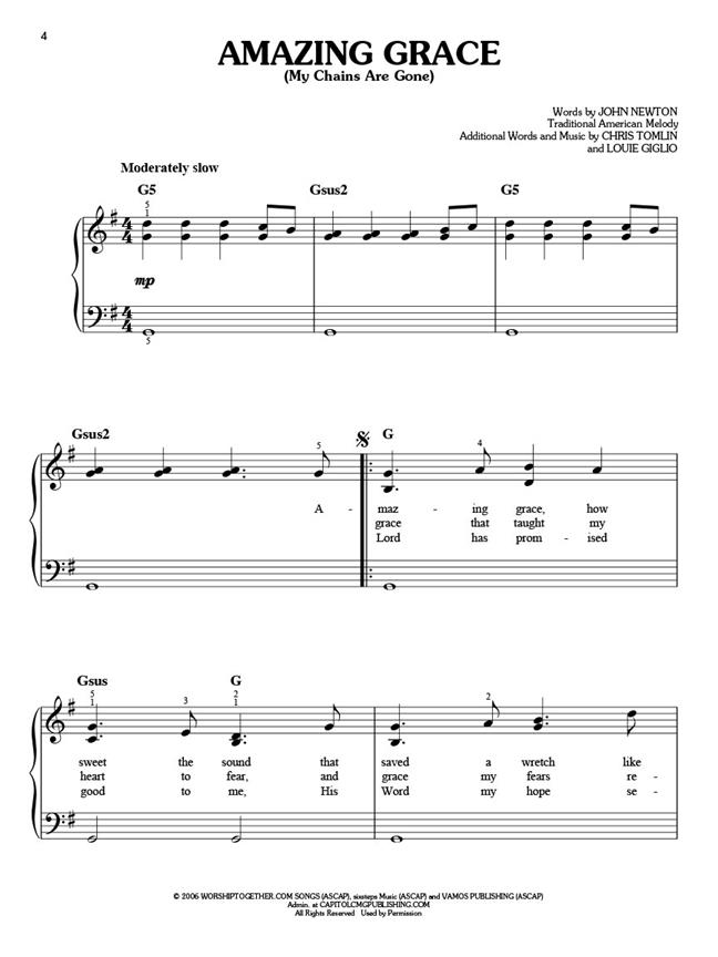 Worship Anthology for Easy Piano noty pro začátečníky