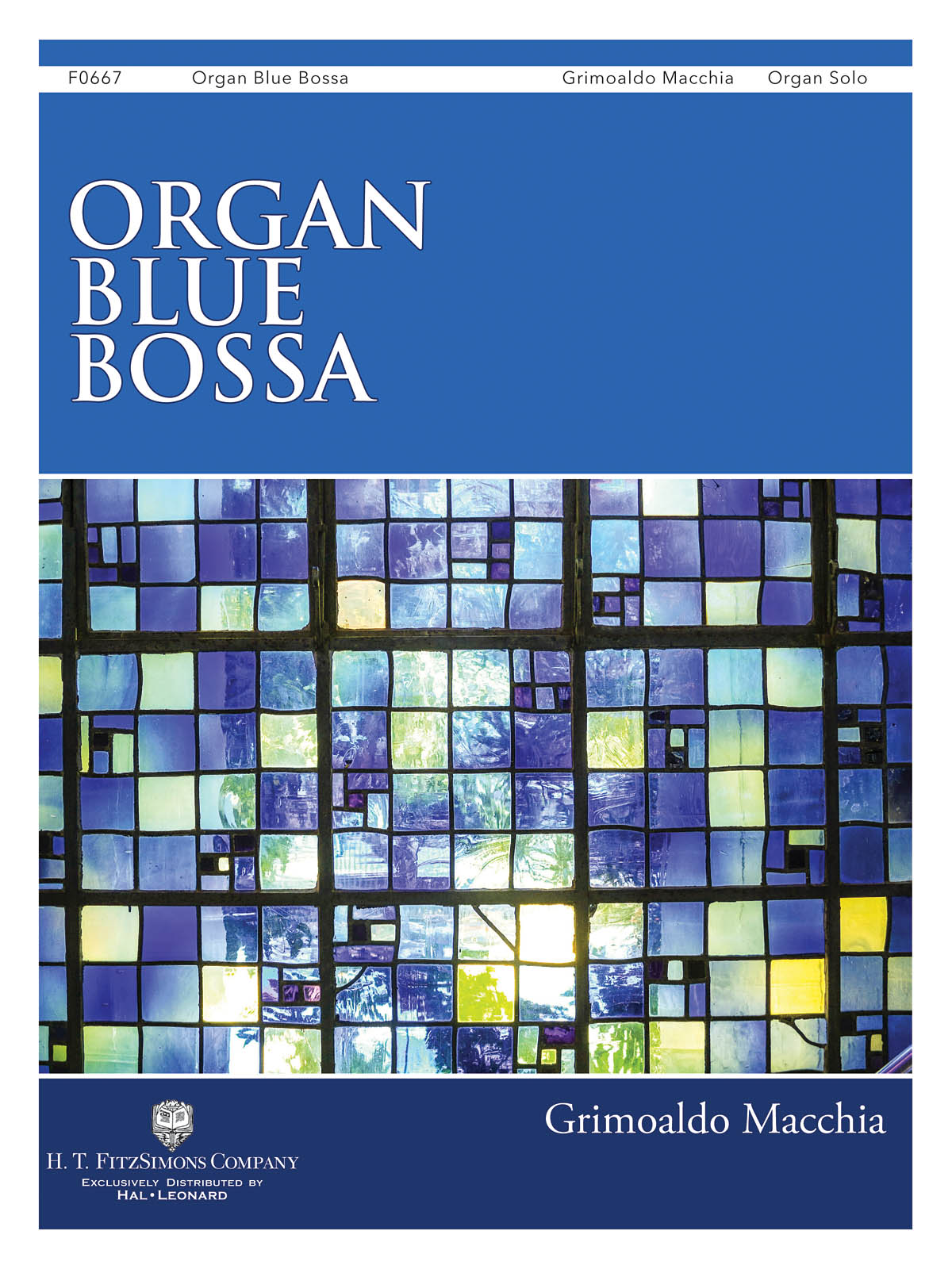 Organ Blue Bossa - noty na varhany