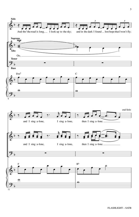 Flashlight - from Pitch Perfect 2 noty pro sbor SATB