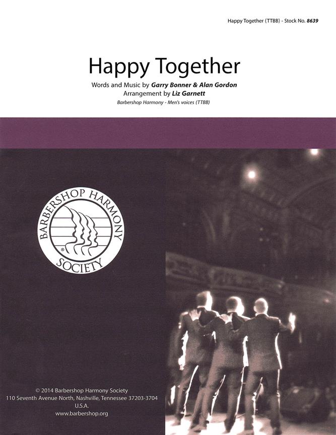 Happy Together - pro sbor TTBB a Cappella