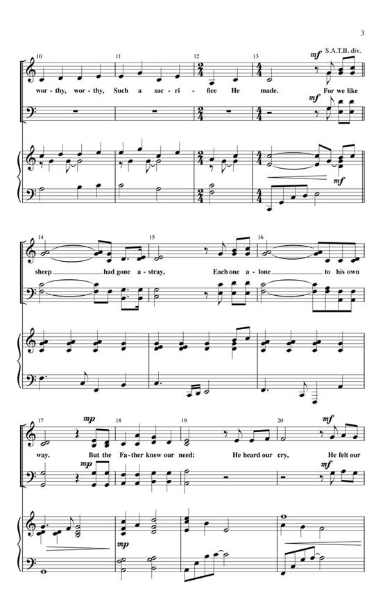 Come To Save - pro sbor SATB