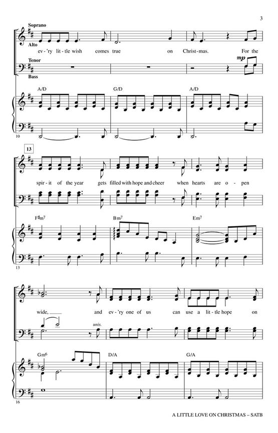 A Little Love on Christmas - pro sbor SATB