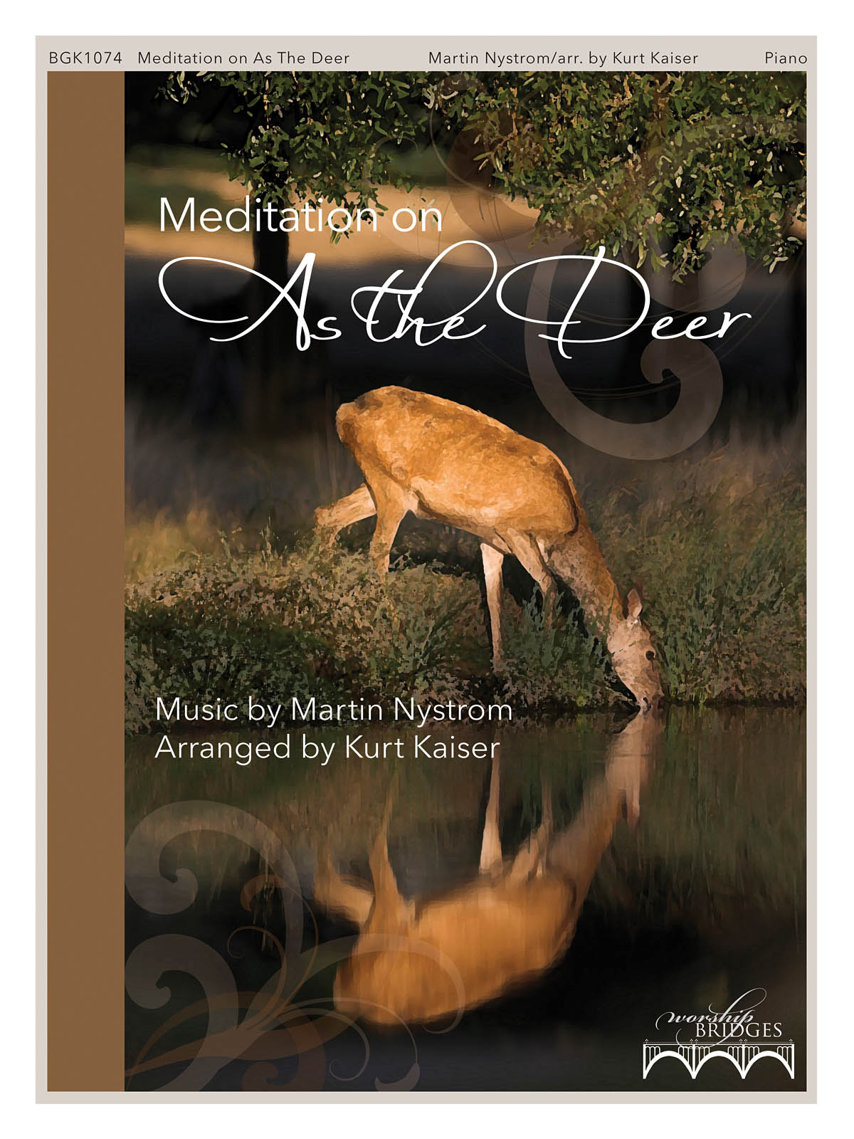 Meditation on As the Deer - The Worship Bridges Series - pro klavír