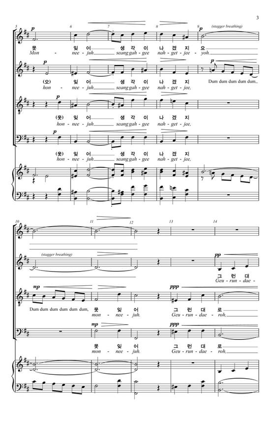 Never Forget - pro sbor SATB a Cappella