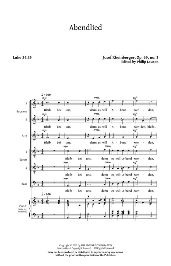 Nightsong - Collection - noty pro sbor SATB