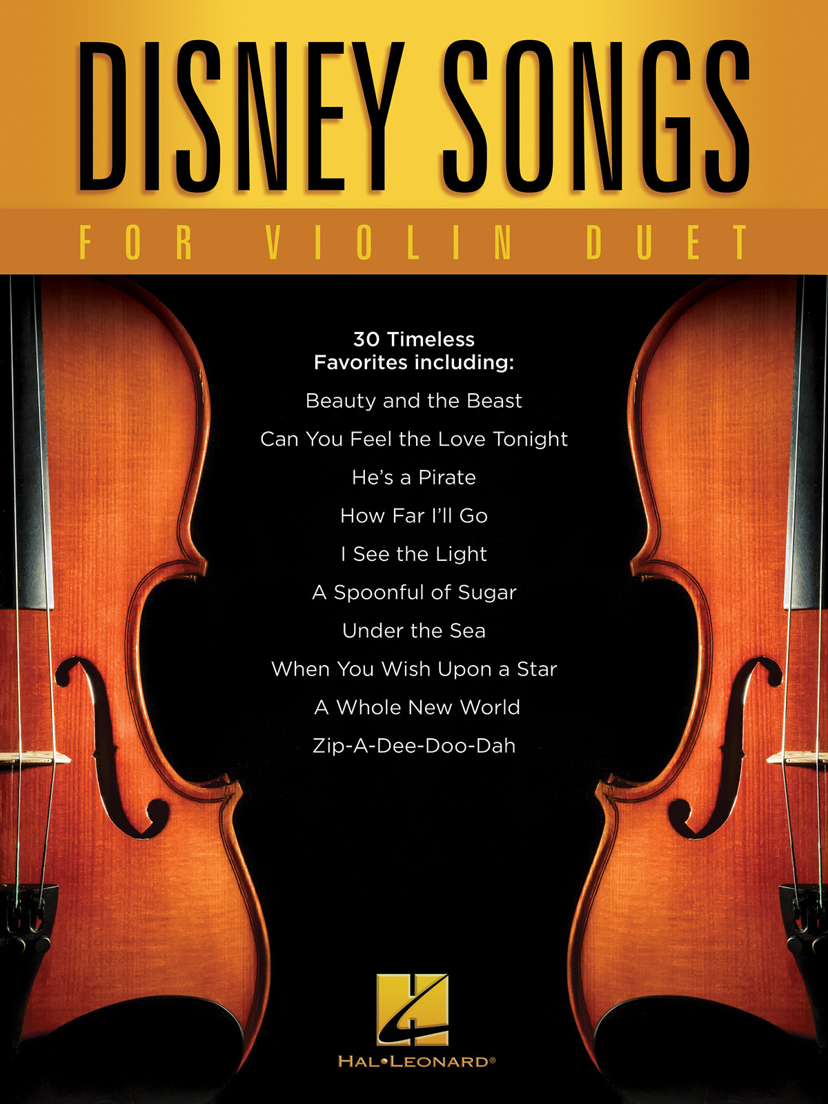 Disney Songs for Violin Duet noty pro dvoje housle