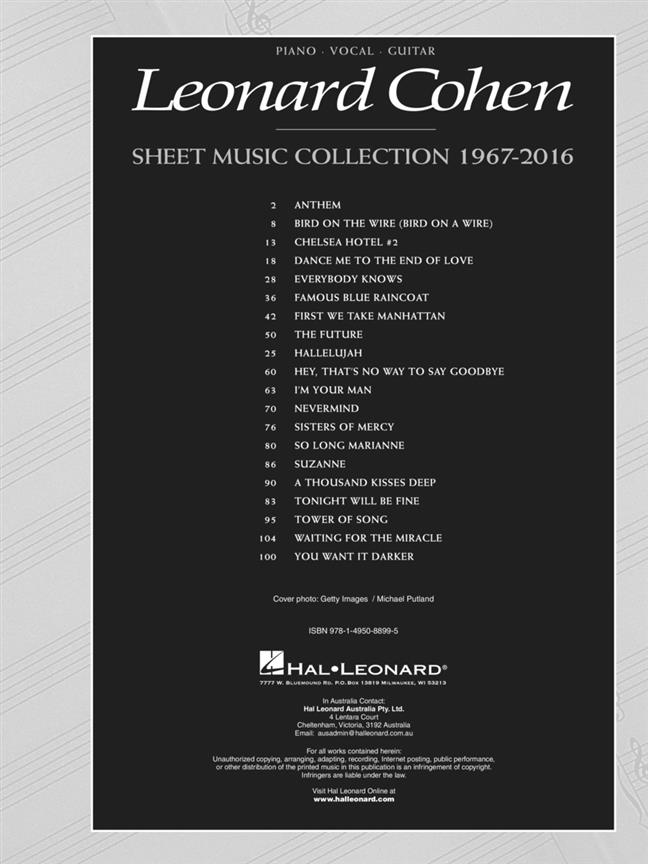 Sheet Music Collection - písně pro zpěv, klavír s akordy pro kytaru