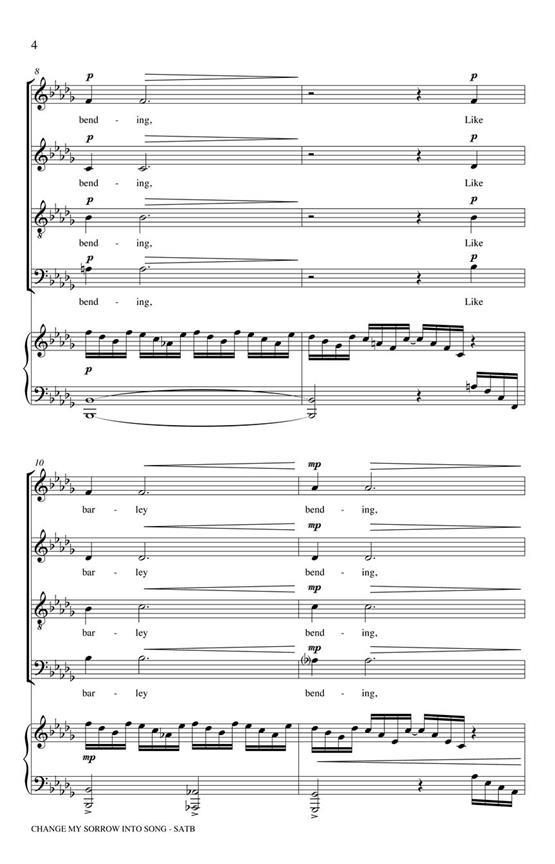 Change My Sorrow Into Song - Rollo Dilworth Choral Series - pro sbor SATB