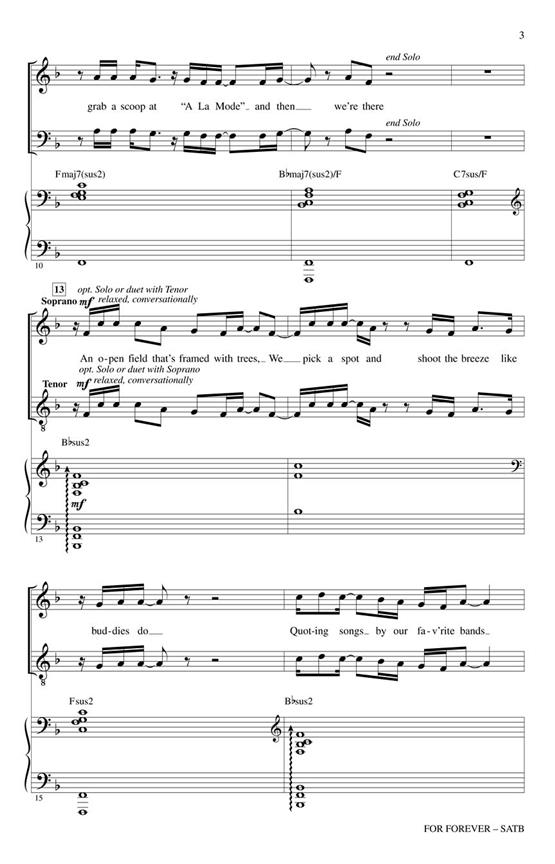 For Forever - from Dear Evan Hansen noty pro sbor SATB